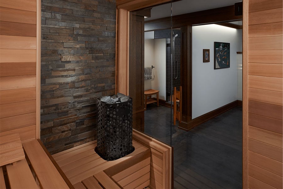 View of Sauna Gallery: Luxury Living with an In-Home Sauna